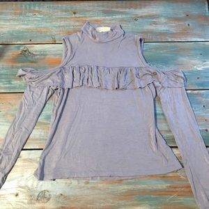 Open shoulder blouse